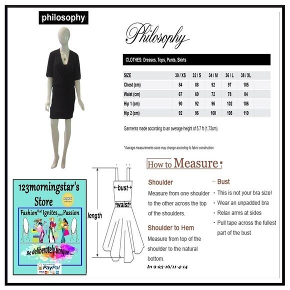 philosophy NEW Surplice Faux Wrap Bandage Bodycon Dress - Picture 12 of 12